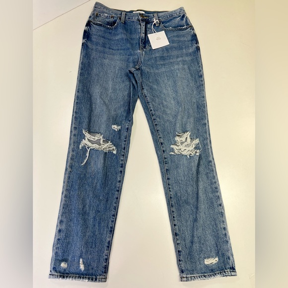 Pistola Presley High Rise Relaxed Roller Jean In Los Feliz New With Tag Size 28” - Picture 2 of 14